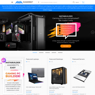 AVADirect Custom Computers - Custom Gaming PC