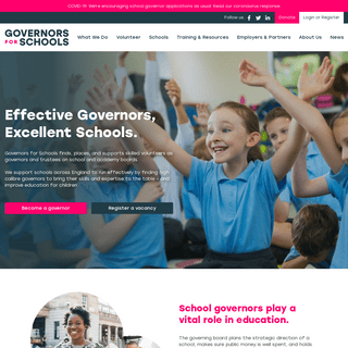 A complete backup of governorsforschools.org.uk