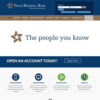 A complete backup of texasregionalbank.com