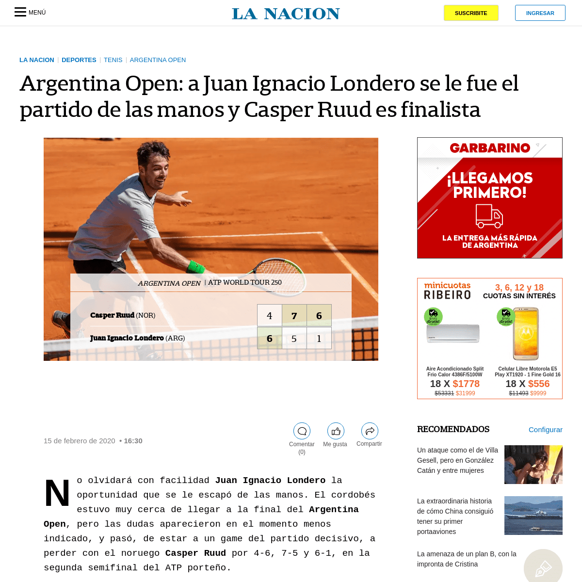 A complete backup of www.lanacion.com.ar/deportes/tenis/argentina-open-juan-ignacio-londero-casper-ruud-juegan-nid2334166