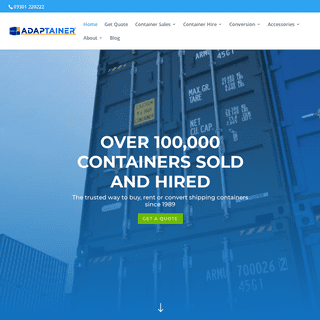 A complete backup of adaptainer.co.uk