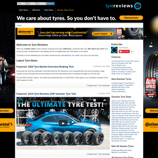 A complete backup of tyrereviews.co.uk