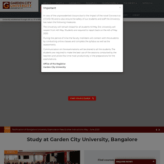 A complete backup of gardencity.university