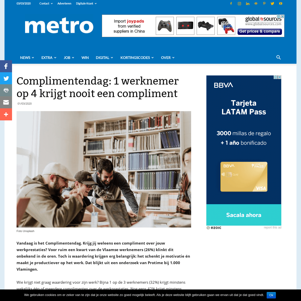 A complete backup of nl.metrotime.be/2020/03/01/must-read/complimentendag-1-werknemer-op-4-krijgt-nooit-een-compliment/