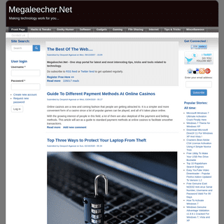 Megaleecher.Net - Making technology work for you...