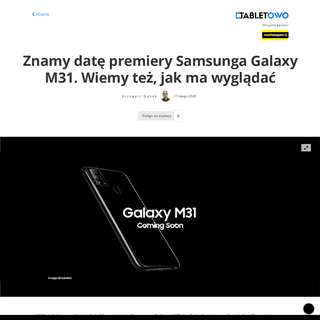 A complete backup of www.tabletowo.pl/samsung-galaxy-m31-grafiki-render-data-premiery-kiedy-specyfikacja/