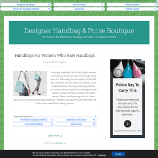 Designer Handbag & Purse Boutique