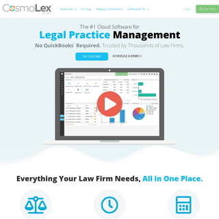 Law Practice and Case Management Software for Attorneys & Law Firms - CosmoLex