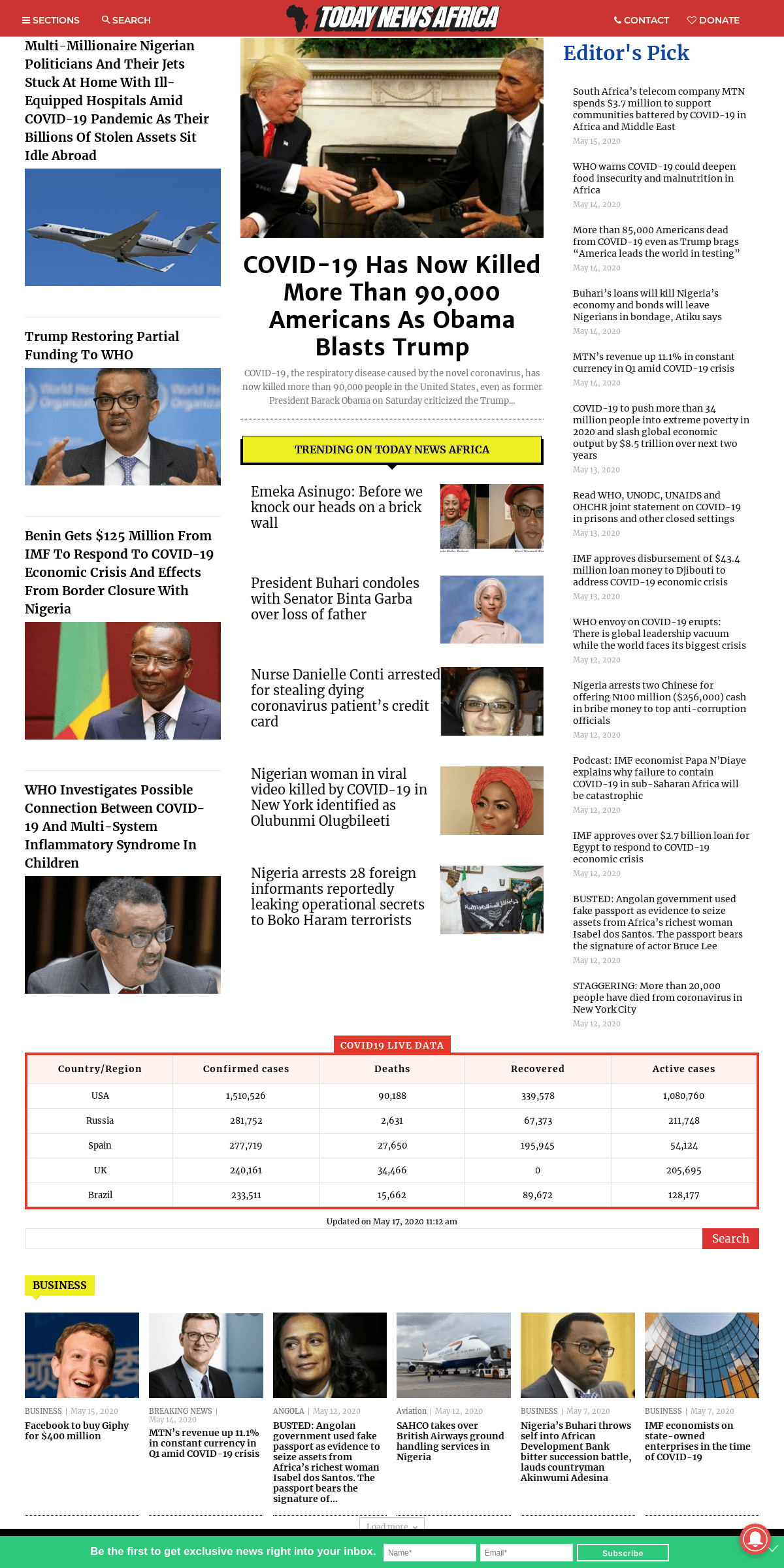 A complete backup of todaynewsafrica.com