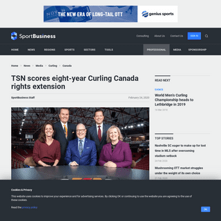 A complete backup of www.sportbusiness.com/news/tsn-scores-eight-year-curling-canada-rights-extension/