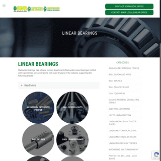 Linear Bearings Supplier Australia - Statewide Bearings