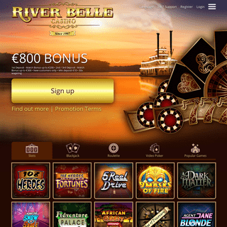 Discover River Belle Online Casino & Play For Real Wins!