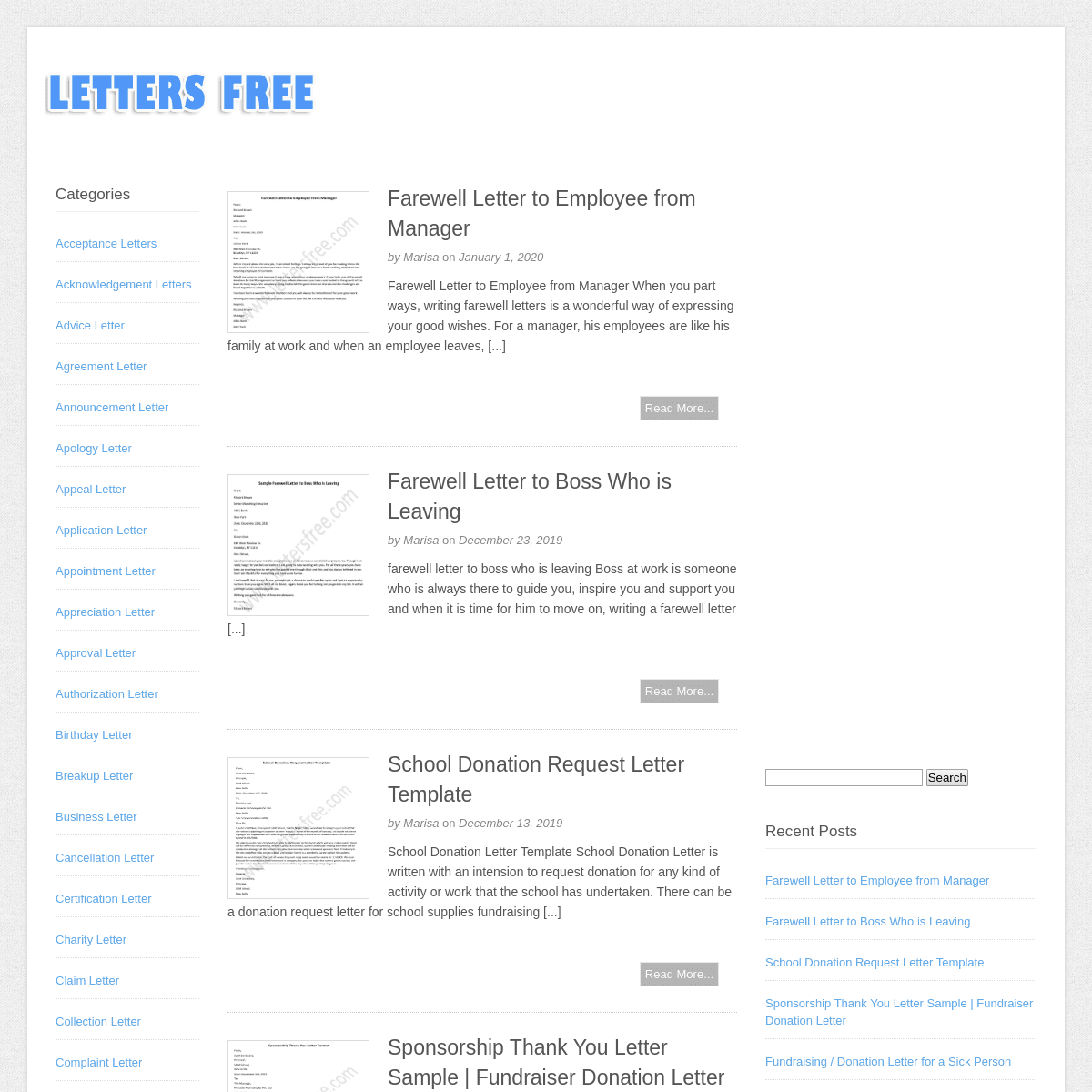 A complete backup of lettersfree.com