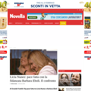A complete backup of www.novella2000.it/licia-nunez-pace-fidanzata-barbara-eboli-confronto-grande-fratello-vip/