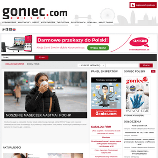 A complete backup of goniec.com
