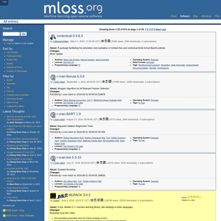 A complete backup of mloss.org