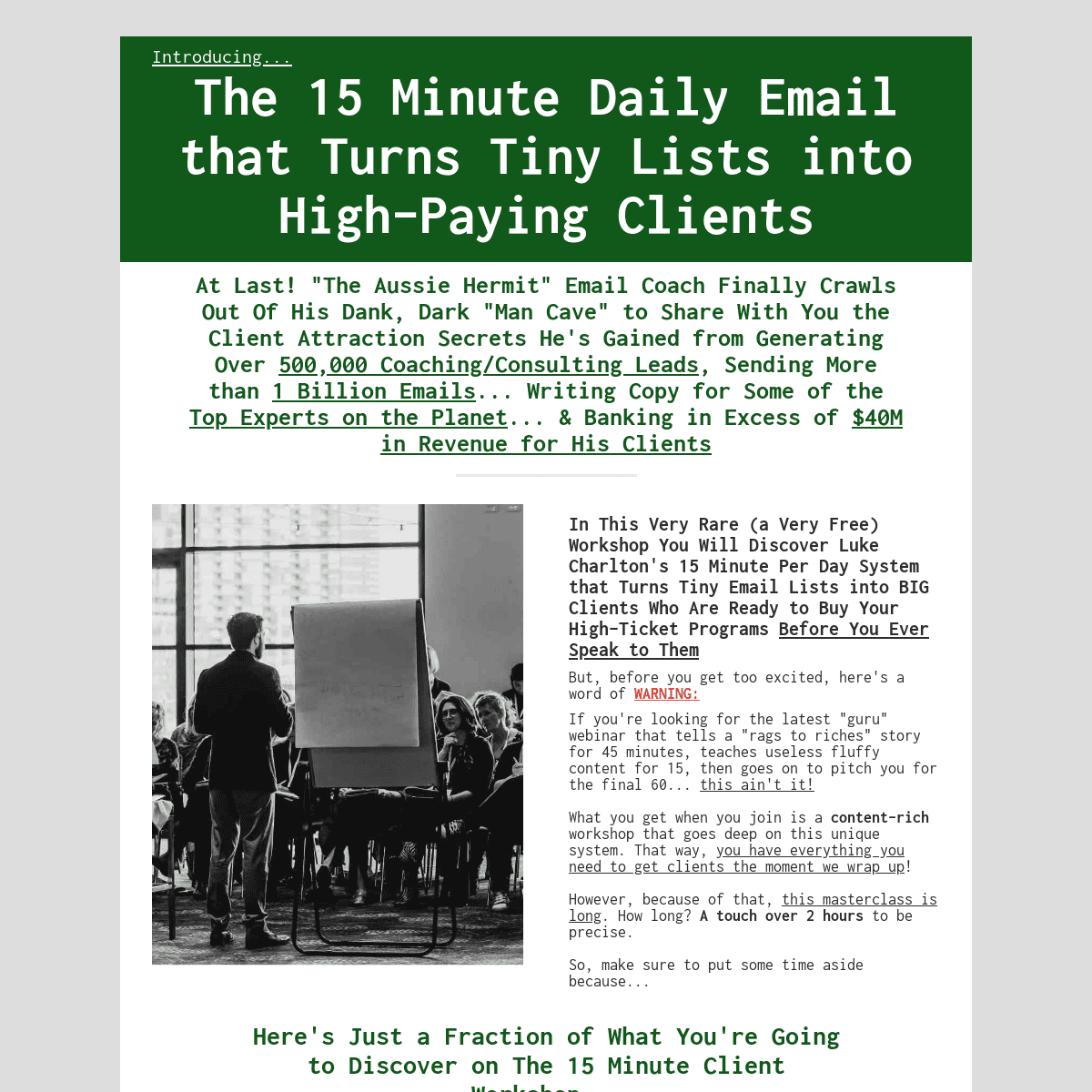 A complete backup of the15minuteclient.com