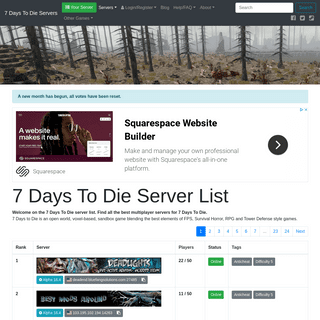 A complete backup of 7daystodie-servers.com