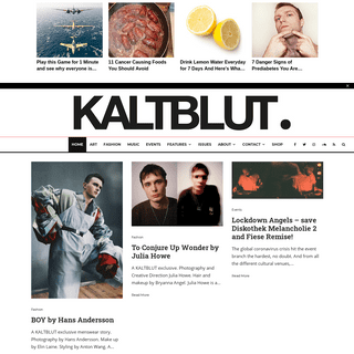 A complete backup of kaltblut-magazine.com
