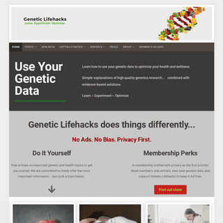 A complete backup of geneticlifehacks.com