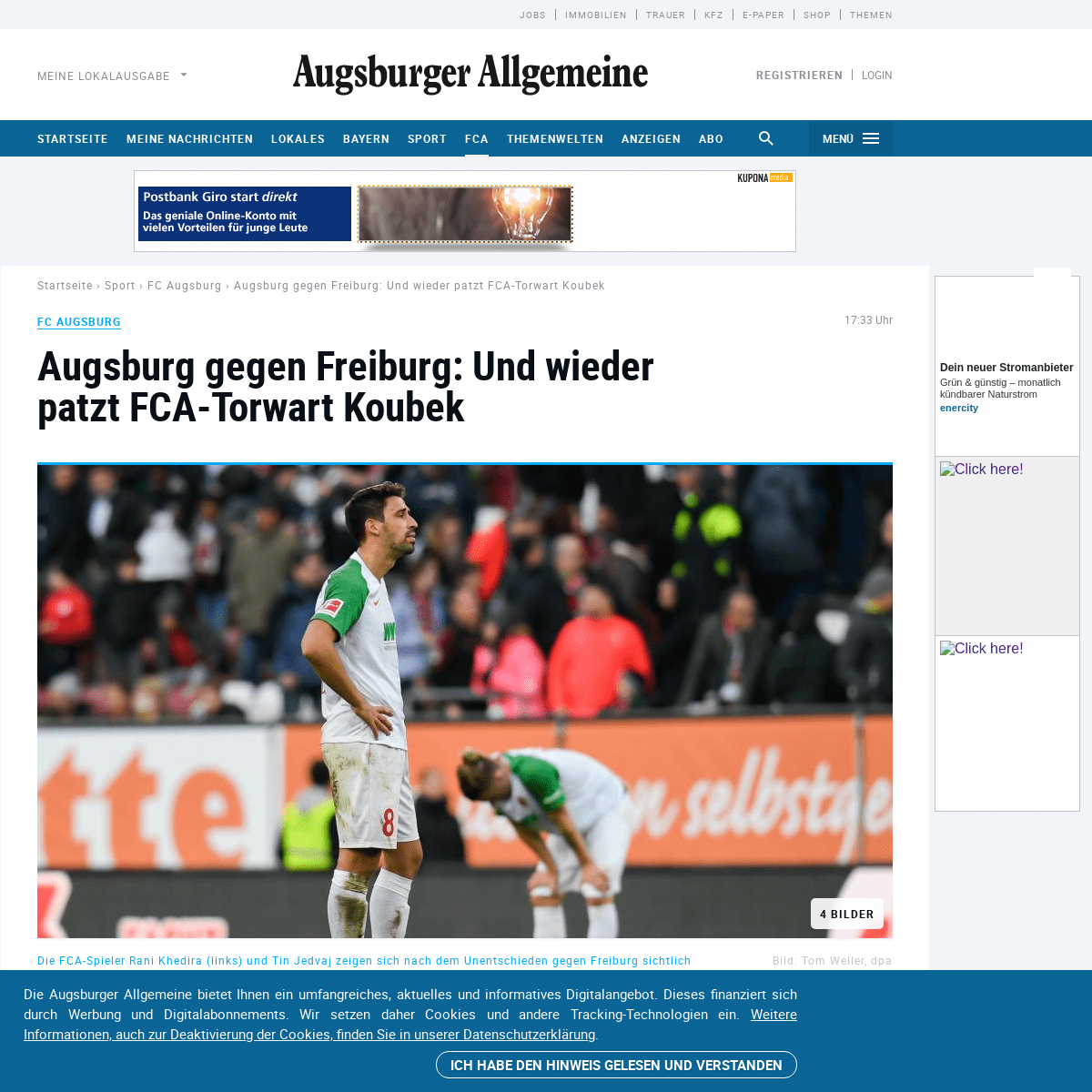 A complete backup of www.augsburger-allgemeine.de/sport/fc-augsburg/Augsburg-gegen-Freiburg-Und-wieder-patzt-FCA-Torwart-Koubek-