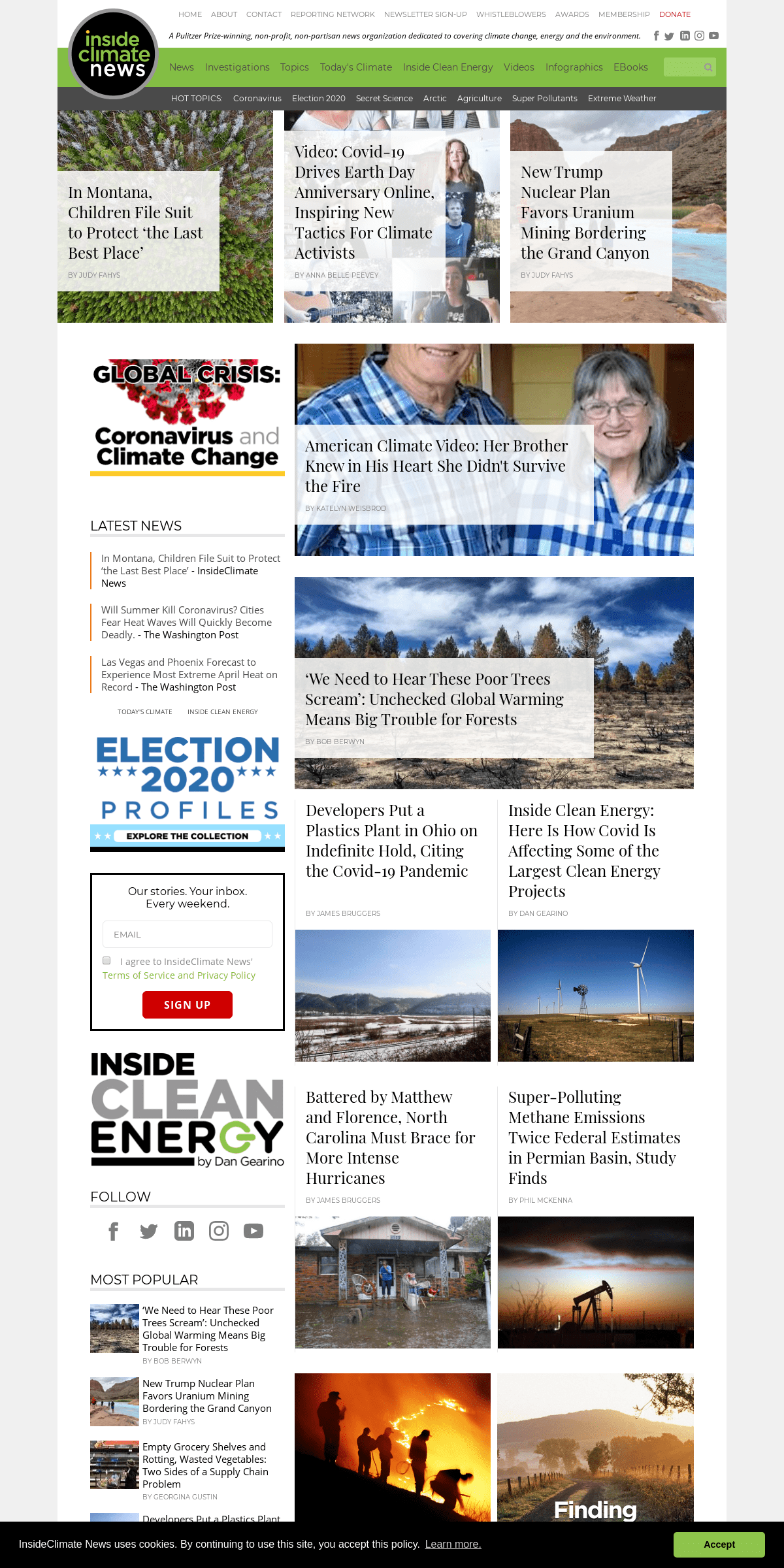 A complete backup of insideclimatenews.org
