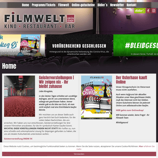 A complete backup of filmwelt-gruenstadt.de