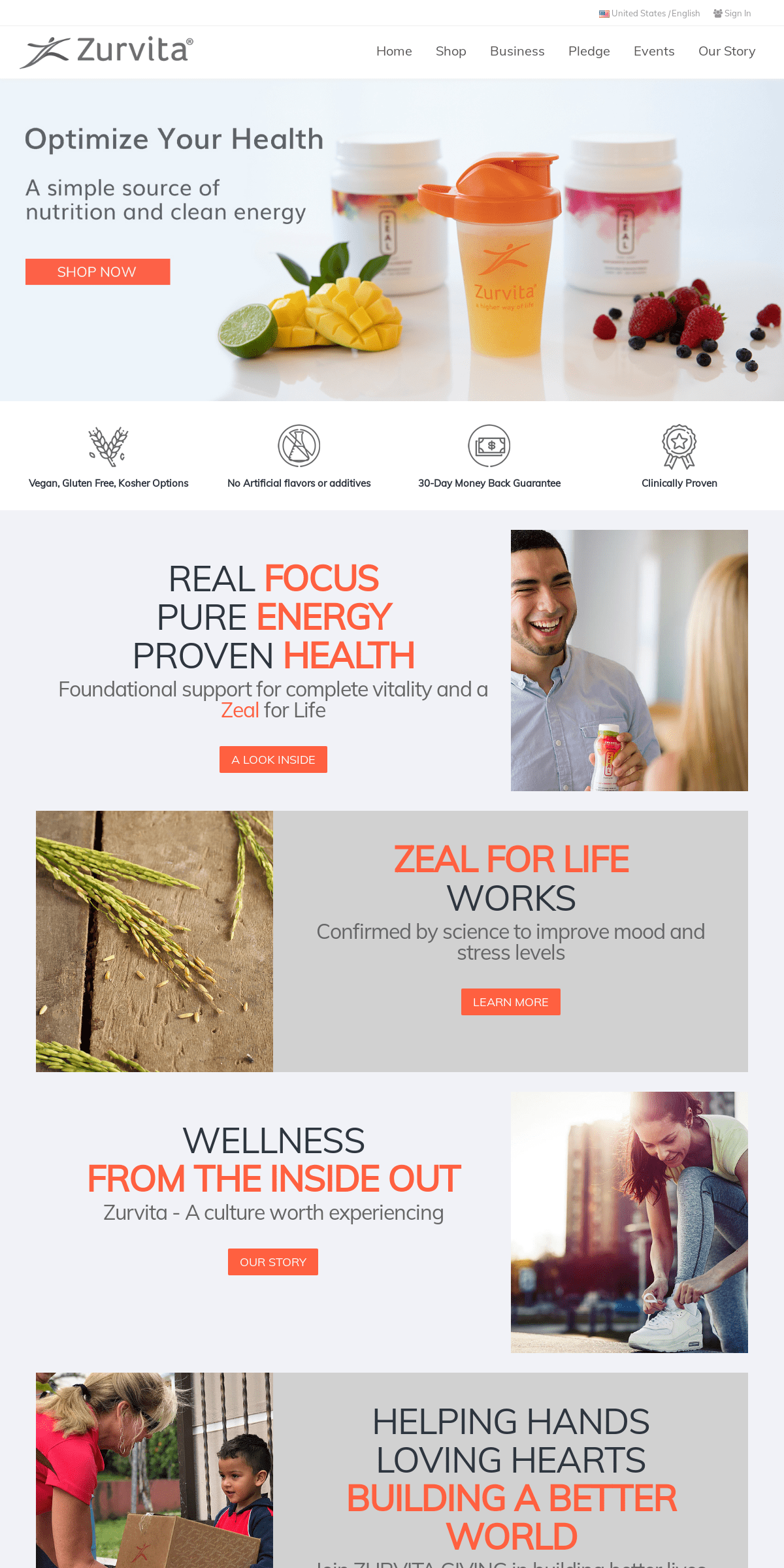 A health and wellness company dedicated to changing lives - Zurvita