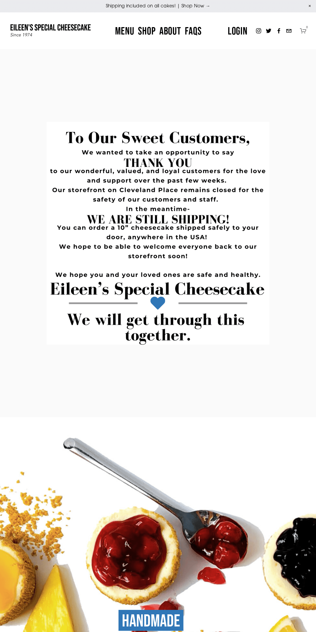 A complete backup of eileenscheesecake.com