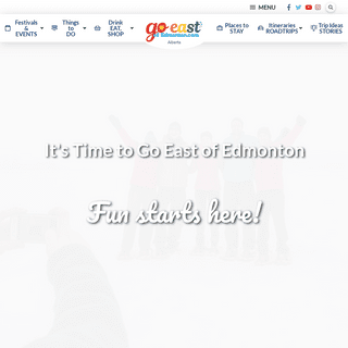 Go East of Edmonton - Things to Do, Regional Tourism Website