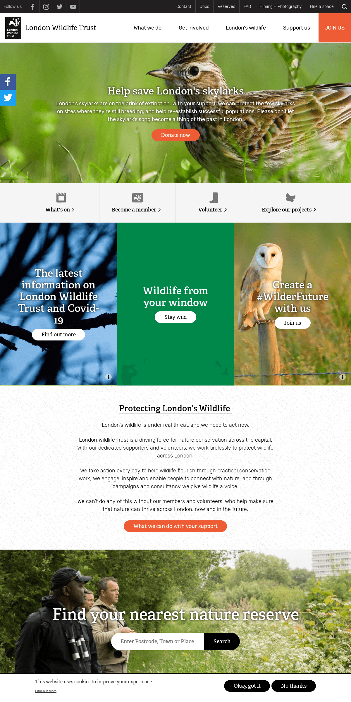 A complete backup of wildlondon.org.uk