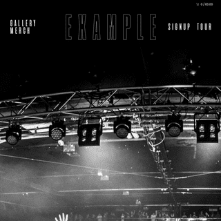 Example - Official Website - New Album 29th May