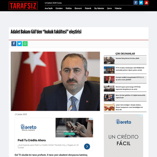 A complete backup of www.tarafsizhaberajansi.com/2020/02/13/adalet-bakani-gulden-hukuk-fakultesi-elestirisi/