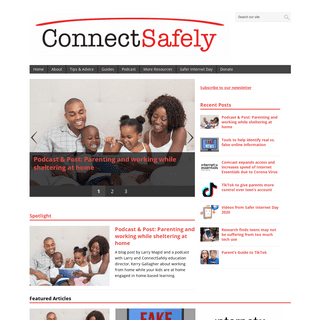 A complete backup of connectsafely.org