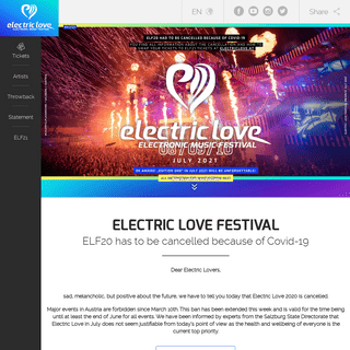 Electric Love - Electronic Music Festival - Salzburg - Austria