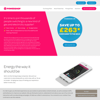 A complete backup of powershop.co.uk