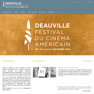 ACCUEIL - 46e Festival du CinÃ©ma AmÃ©ricain de Deauville - Festival du CinÃ©ma AmÃ©ricain de Deauville