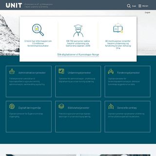 Unit - Direktoratet for IKT og fellestjenester i hÃ¸yere utdanning og forskning