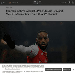 Bournemouth vs. Arsenal LIVE STREAM (1-27-20)- Watch FA Cup online - Time, USA TV, channel - nj.com