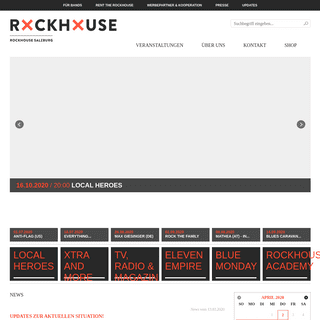 A complete backup of rockhouse.at
