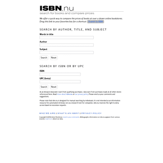A complete backup of isbn.nu
