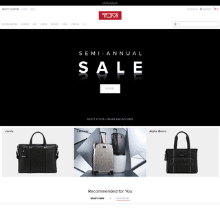A complete backup of tumi.co.jp