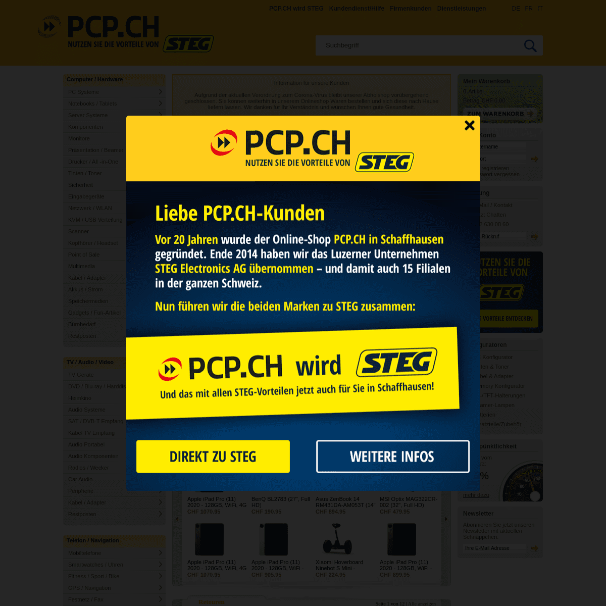 A complete backup of pcp.ch
