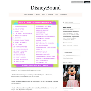 A complete backup of disneybound.co