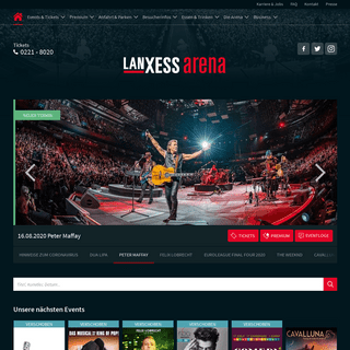 A complete backup of lanxess-arena.de