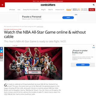 A complete backup of www.cordcutters.com/watch-nba-all-star-game-online-without-cable