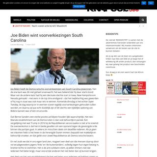 A complete backup of www.krapuul.nl/blog/2745431/joe-biden-wint-voorverkiezingen-south-carolina/