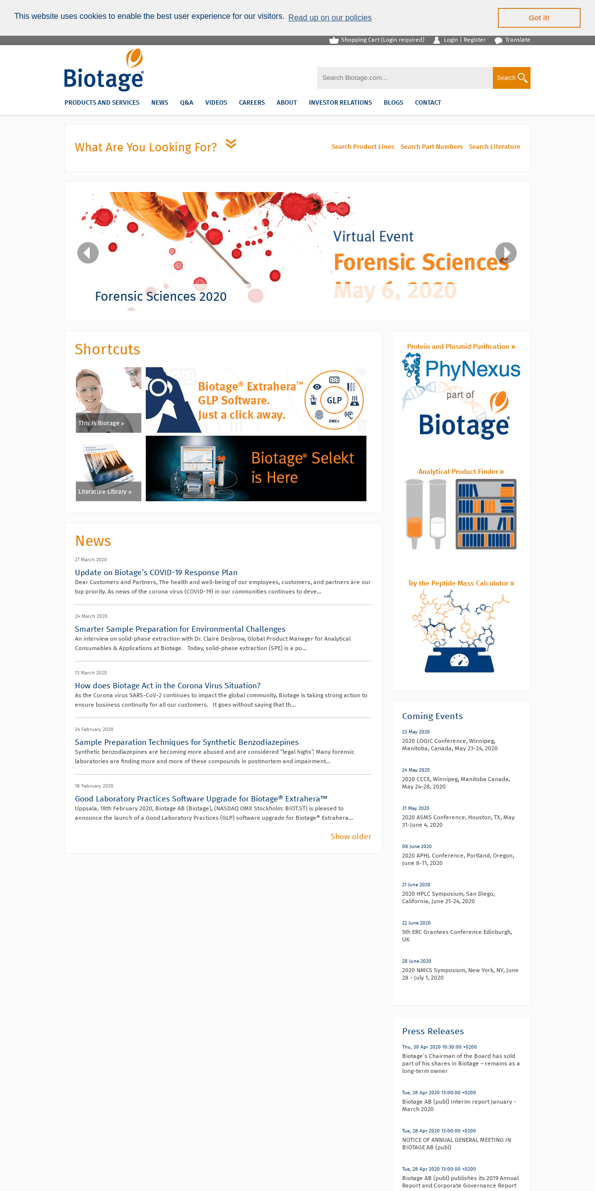 A complete backup of biotage.com