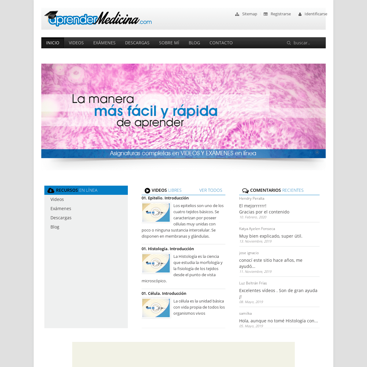 A complete backup of aprendermedicina.com
