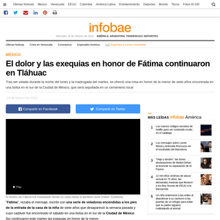 A complete backup of www.infobae.com/america/mexico/2020/02/18/el-dolor-y-las-exequias-en-honor-de-fatima-continuaron-en-tlahuac